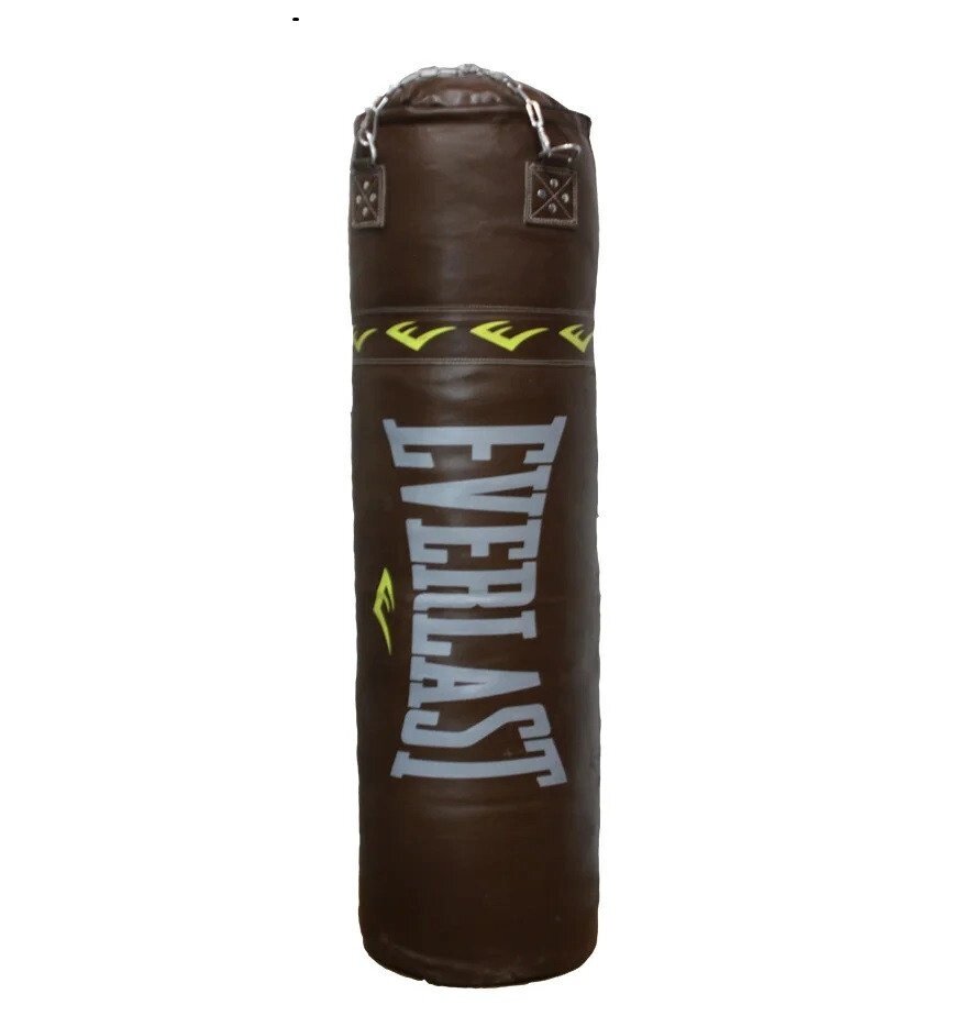 Боксерский мешок EVERLAST из пресованной кожи (130х45см, 40кг) от компании STAR SPORTS - Магазин спортивных товаров - фото 1