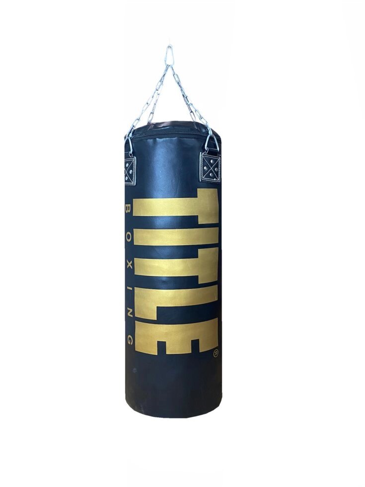 Боксерский мешок TITLE из натуральной кожи (140х45см, 64кг) от компании STAR SPORTS - Магазин спортивных товаров - фото 1