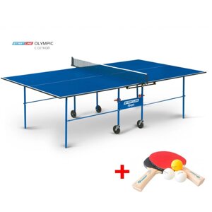 Теннисный стол Olympic - стол для настольного тенниса для частного использования со встроенной сеткой