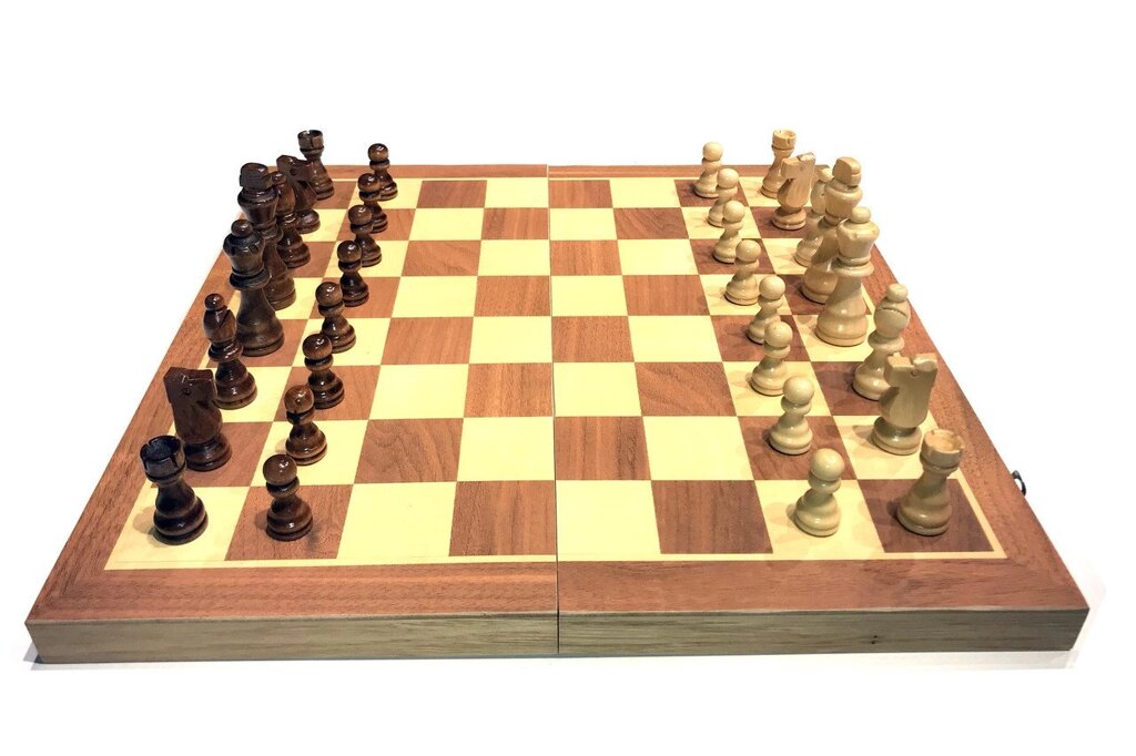 Шахматы 3в 1 (390мм х 390 мм) - наличие