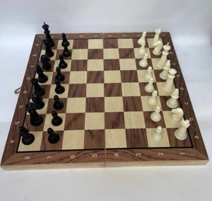 Шахматы шашки нарды 34х34 см MAGNETSPEL W2801M