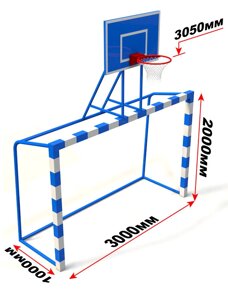 Ворота с баскетбольным щитом