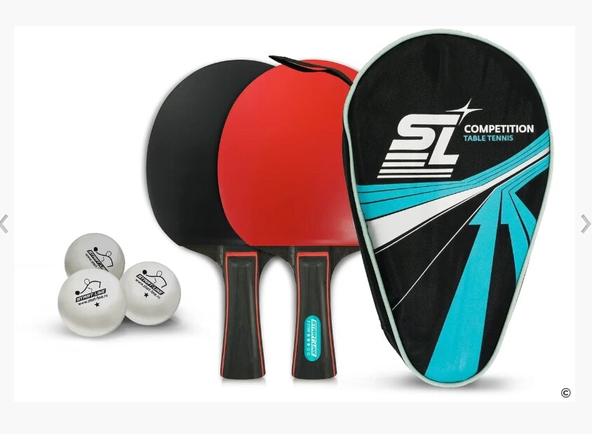 Ракетка для настольного тенниса в Наборе Start Line COMPETITION 2 р-ки 3 *, 3 мяча 1* от компании STAR SPORTS - Магазин спортивных товаров - фото 1