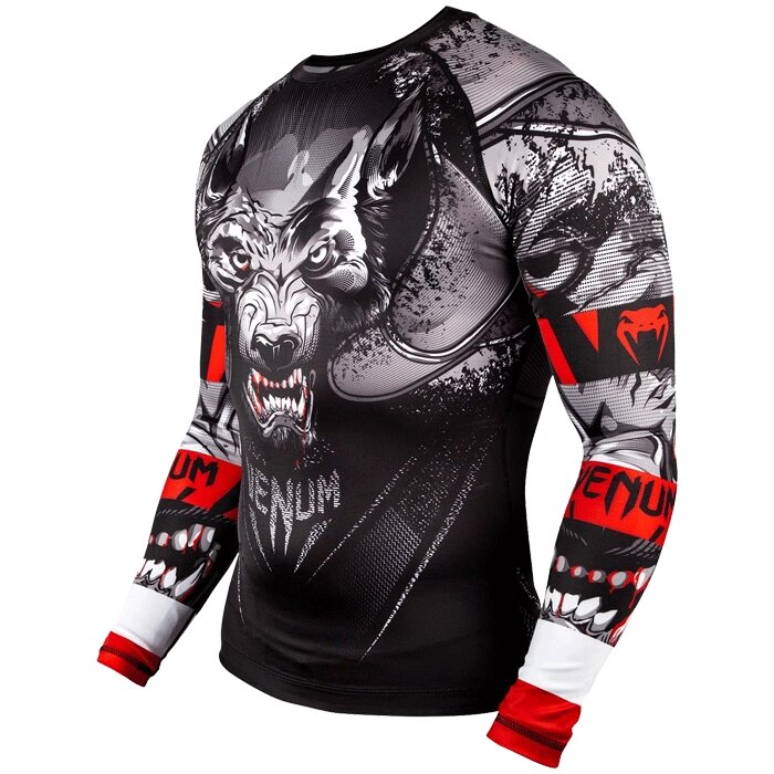 Рашгард Venum Werewolf Rashguard Long Sleeves Black от компании STAR SPORTS - Магазин спортивных товаров - фото 1