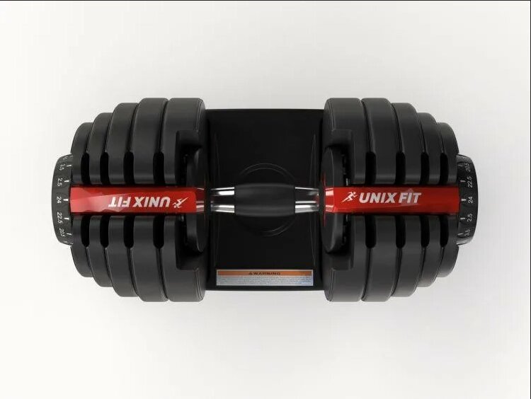 Регулируемая гантель Unixfit 24 кг от компании STAR SPORTS - Магазин спортивных товаров - фото 1