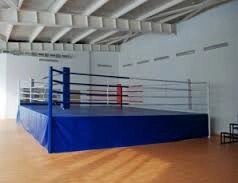 Ринг боксерский с помостом 6,1 х 6,1 помост 1м (боевая зона 5м х 5м) от компании STAR SPORTS - Магазин спортивных товаров - фото 1