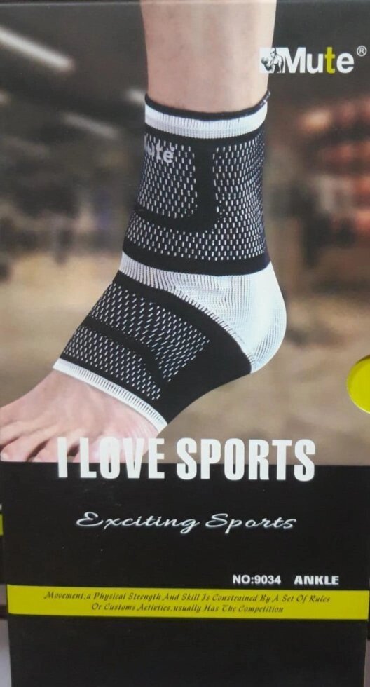 Спортивный фиксатор, бандаж голеностопный Mute от компании STAR SPORTS - Магазин спортивных товаров - фото 1