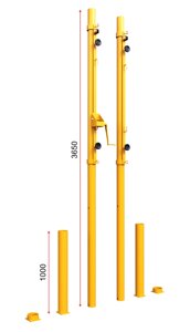 Стойки волейбольные телескопические Зоводской Россия