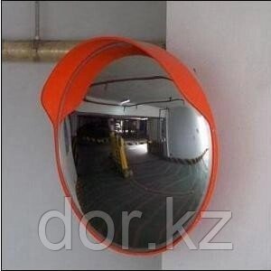 Сферические зеркала купольное красный D 600 мм на кронштейн