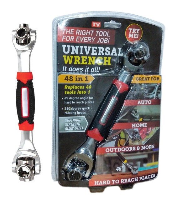 Ключ универсальный TIGER wrench 48 в 1 от компании Группа Интернет-Магазинов GiX - фото 1