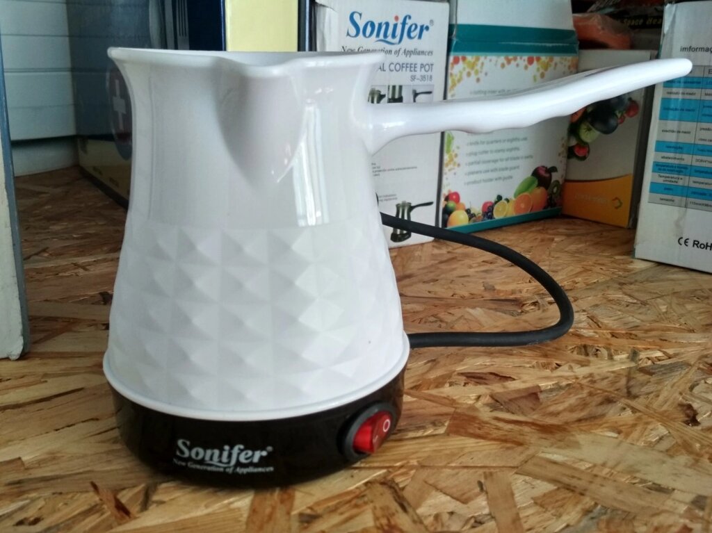 Кофеварка-турка электрическая Sonifer SF-3524 от компании Группа Интернет-Магазинов GiX - фото 1