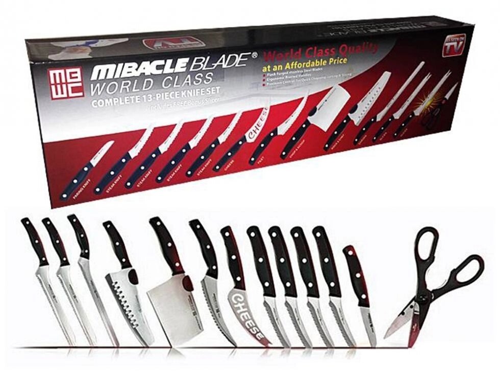 Набор ножей miracle blade World Class - интернет магазин