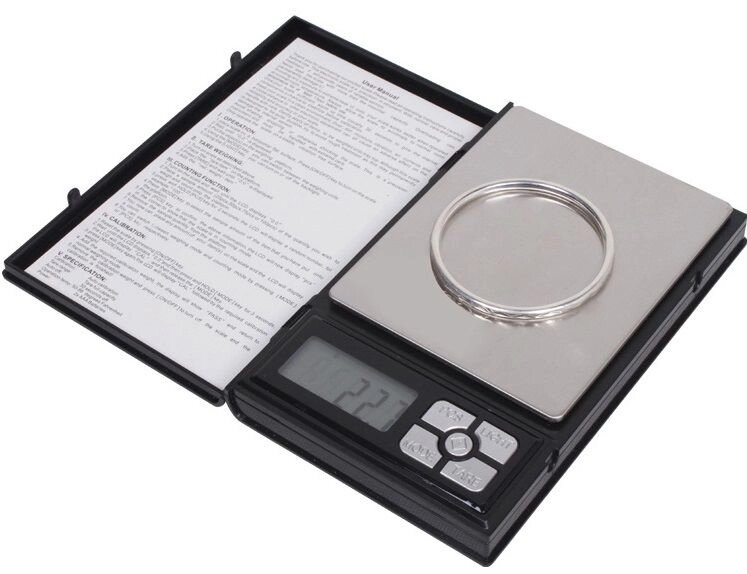 Весы LCD ювелирные Notebook от компании Группа Интернет-Магазинов GiX - фото 1