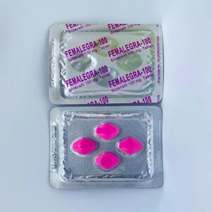 Таблетки "Женская виагра" (Femalegra-100) цена за 4 таблетки