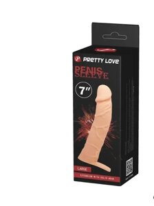 Насадка на член Pretty Love Penis sleeve 7"