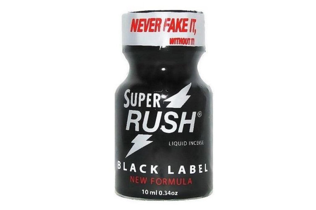 Попперс Super Rush Black Label 10 мл от компании Точка G оптом - фото 1