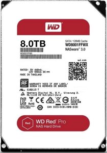 Жёсткий диск WD 8Tb SATA-III Red Pro (WD8003FFBX)