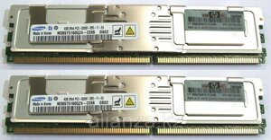 Модуль памяти 4Gb Samsung DDR2 PC2-5300F 667 FB-DIMM M395T5160QZ4-CE66 2Rx4 1,5V Dual Rank (аналог 398708-051