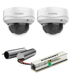 Комплект видеонаблюдения Умный офис+звук с IP-камерами Nobelic NBLC-2231F-ASD и Микрофонами Stellberry M-30