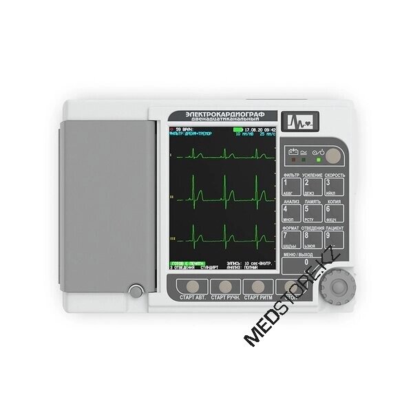 Электрокардиограф ЭК12Т-01-"Р-Д" с экраном 141мм с интерпритацией от компании Medical Store - фото 1