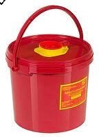 Емкость-контейнер для сбора острого инструмента Класс В (Красный) 3 л. от компании Medical Store - фото 1