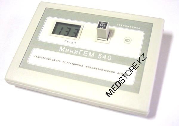 Гемоглобинометр фотометрический портативный для измерения общего гемоглобина в крови АГФ-03/540 \"МиниГЕМ\" от компании Medical Store - фото 1