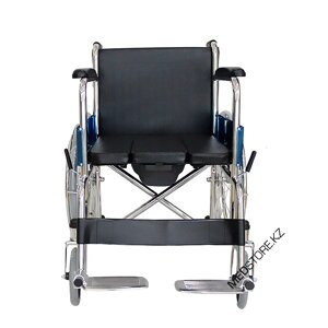 Кресло инвалидное механическое, модель HQ608, с санитарным оснащением
