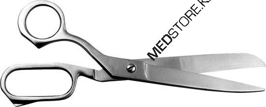 Ножницы прямые для перевязочного материала 235 мм от компании Medical Store - фото 1