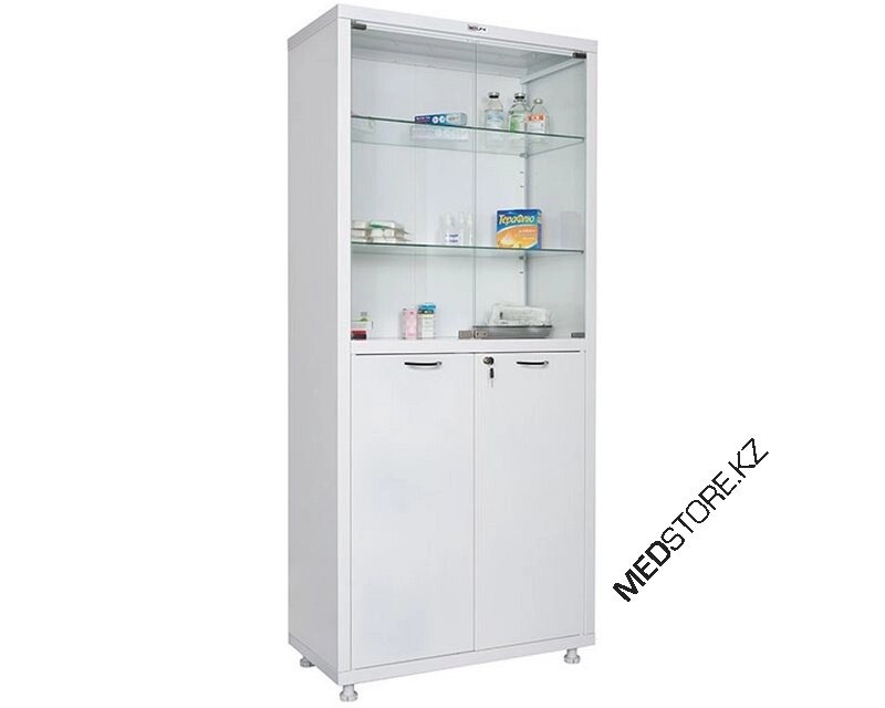 Шкаф медицинский двустворчатый МД 2 1780/SG от компании Medical Store - фото 1