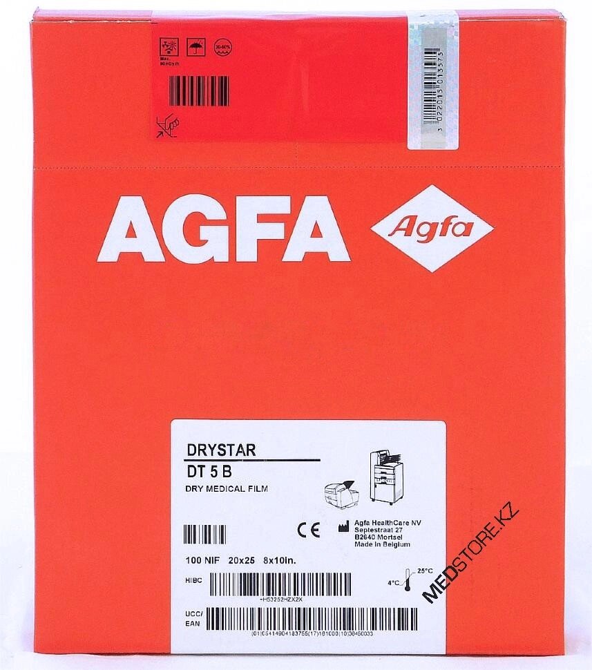 Термографическая пленка Agfa Drystar DT5B Agfa N. V., Бельгия, 20,3 * 25,4 см. от компании Medical Store - фото 1