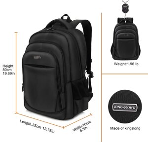 Рюкзак для ноутбука черный