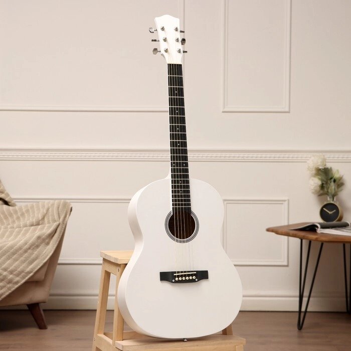Акустическая гитара 6 струнная н-34,  менз. 650мм , художественное исполнение от компании Интернет-магазин "Flap" - фото 1
