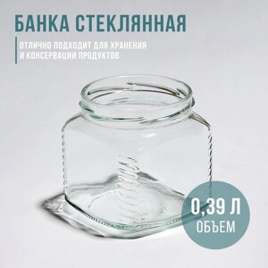 Банка стеклянная, 390 мл, ТО-82 мм, для консервирования (комплект из 20 шт.)
