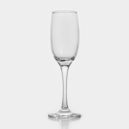 Бокал стеклянный для шампанского 'Ресто'180 мл (комплект из 12 шт.)