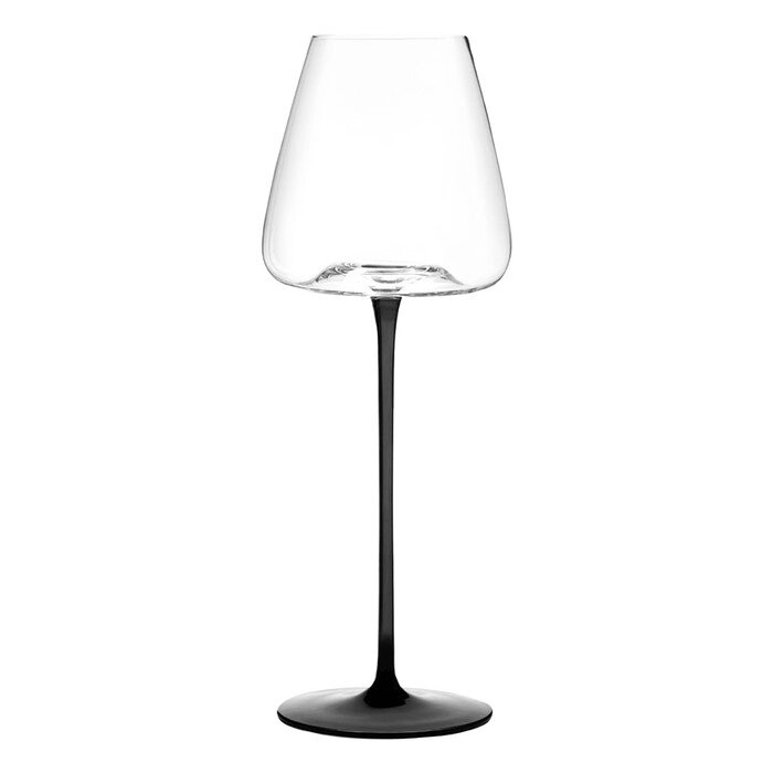 Бокал стеклянный для вина Magistro 'Амьен', 700 мл, 11,5x25 см, цвет чёрный от компании Интернет-магазин "Flap" - фото 1