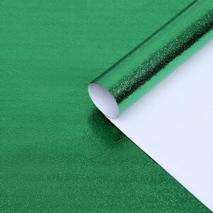 Бумага фольгированная 50 х 70 см, цвет зелёный (комплект из 20 шт.)