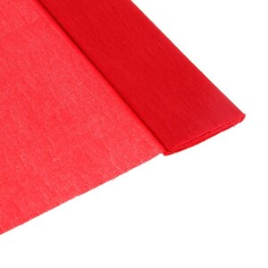 Бумага крепированная 50 х 200 см, в рулоне, 32 г/м2, красная (комплект из 10 шт.)