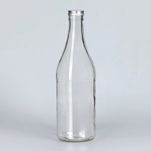 Бутылка 'Чекушка'стеклянная, 3.25 л, с крышкой