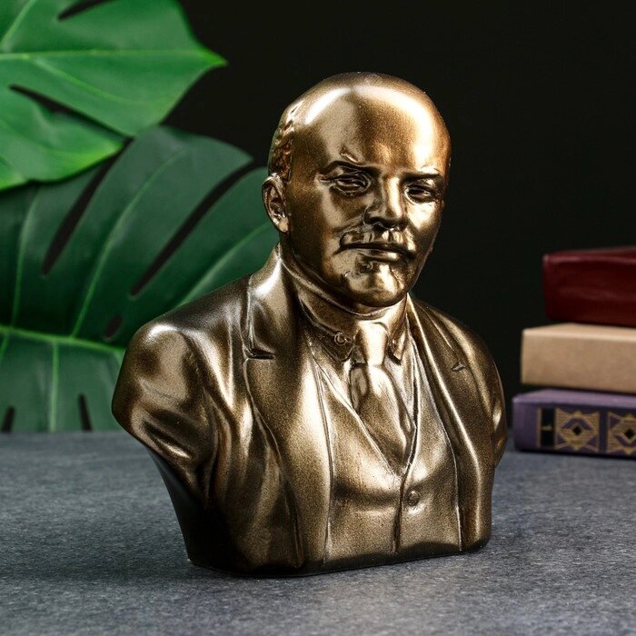Бюст Ленин, бронза, 18см, без подставки от компании Интернет-магазин "Flap" - фото 1