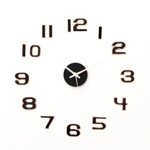 Часы-наклейка, серия DIY, Данбери'плавный ход, d-50 см, 1 АА