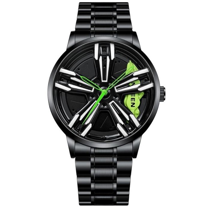 Часы наручные кварцевые мужские, d-4.4 см, ремешок l-26 см, 3 АТМ от компании Интернет-магазин "Flap" - фото 1