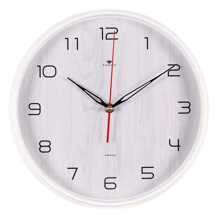 Часы настенные интерьерные 'Белый дуб', бесшумные, 29 х 29 см, АА от компании Интернет-магазин "Flap" - фото 1