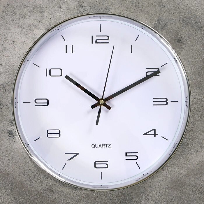 Часы настенные 'Патриси', d-30 см, циферблат 27.5 см, плавный ход от компании Интернет-магазин "Flap" - фото 1