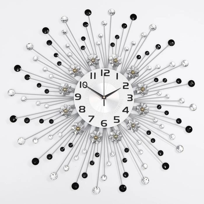 Часы настенные, серия Ажур, 'Атезино', плавный ход, d-69 см, циферблат 22 см от компании Интернет-магазин "Flap" - фото 1