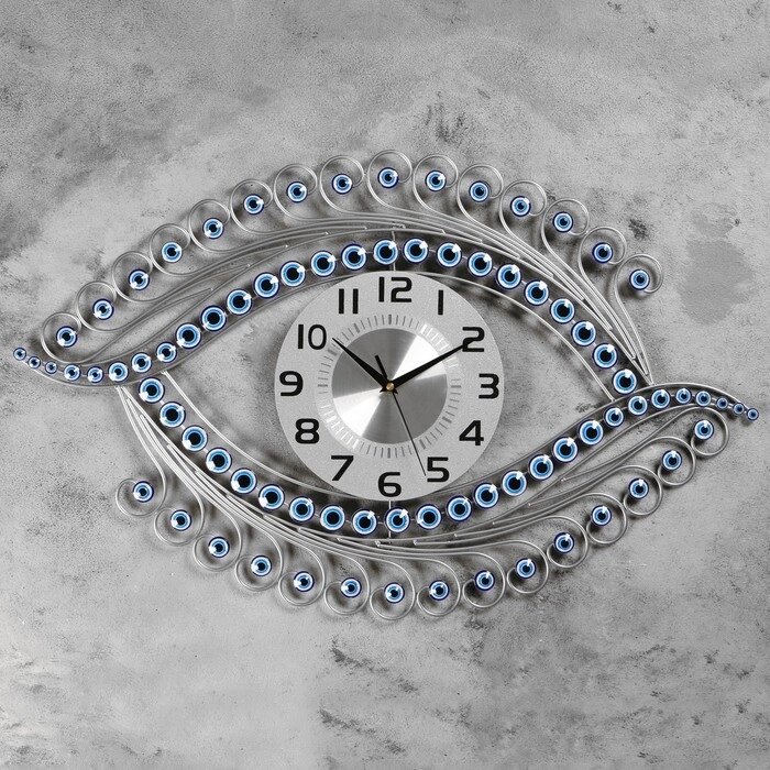 Часы настенные, серия Ажур, 'Майен', плавный ход, d-22 см, 48 х 70.5 см от компании Интернет-магазин "Flap" - фото 1