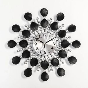 Часы настенные, серия Ажур, Рассвет'плавный ход, 48 х 48 см, d-15 см