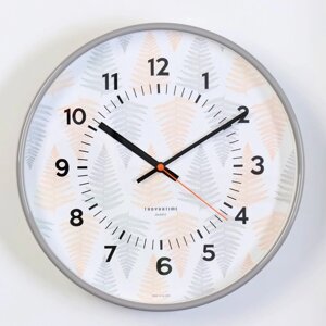 Часы настенные, серия Классика, d-30.5 см, плавный ход