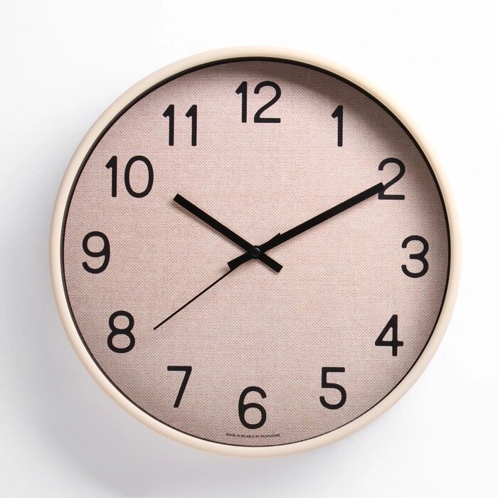Часы настенные, серия Классика, плавный ход, d-30.5 см, циферблат 27 см от компании Интернет-магазин "Flap" - фото 1