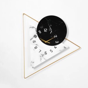 Часы настенные, серия Лофт, 'Геометрия'57 х 52 см, d-21 см
