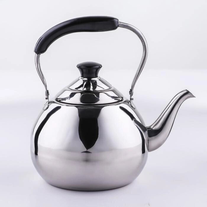 Чайник из нержавеющей стали Orchid, 2 л, цвет серебряный от компании Интернет-магазин "Flap" - фото 1